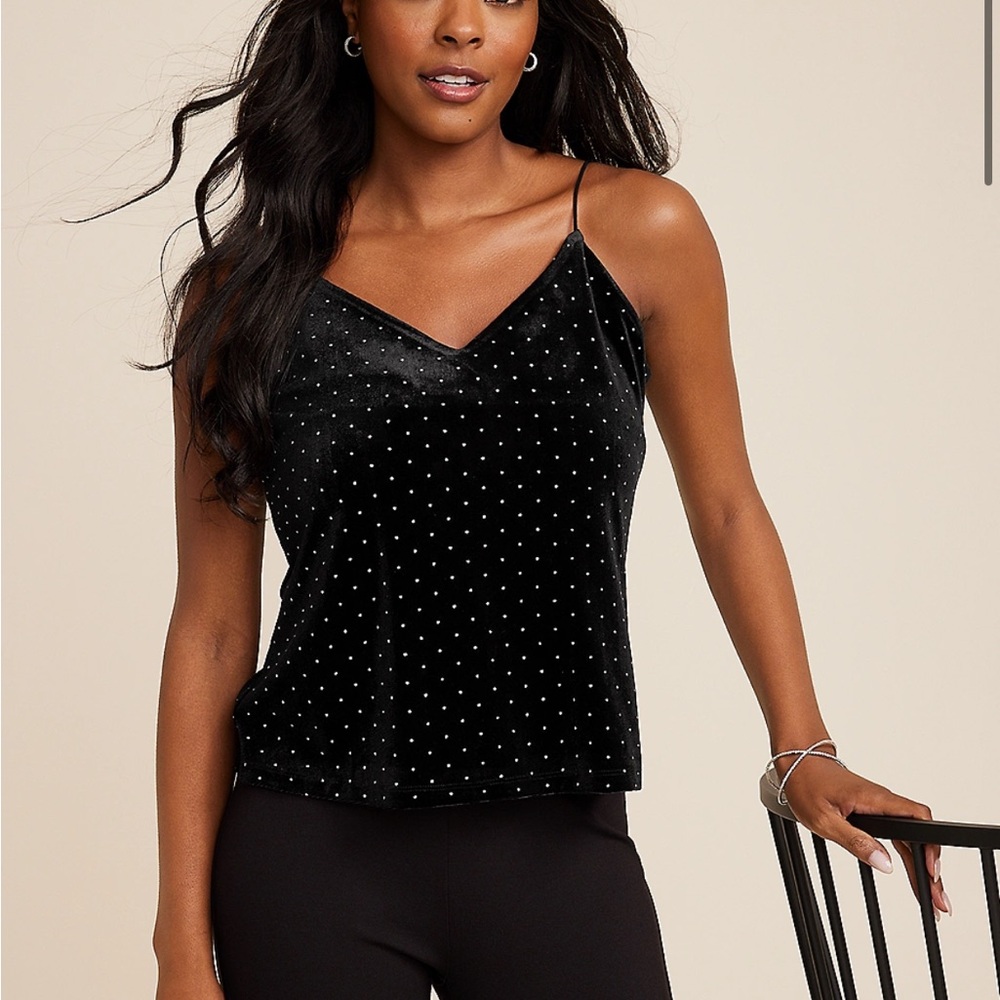 Maurice’s Rhinestone Embellished Velvet Camo